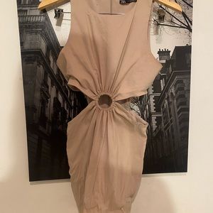 Zara beige / tan dress size small